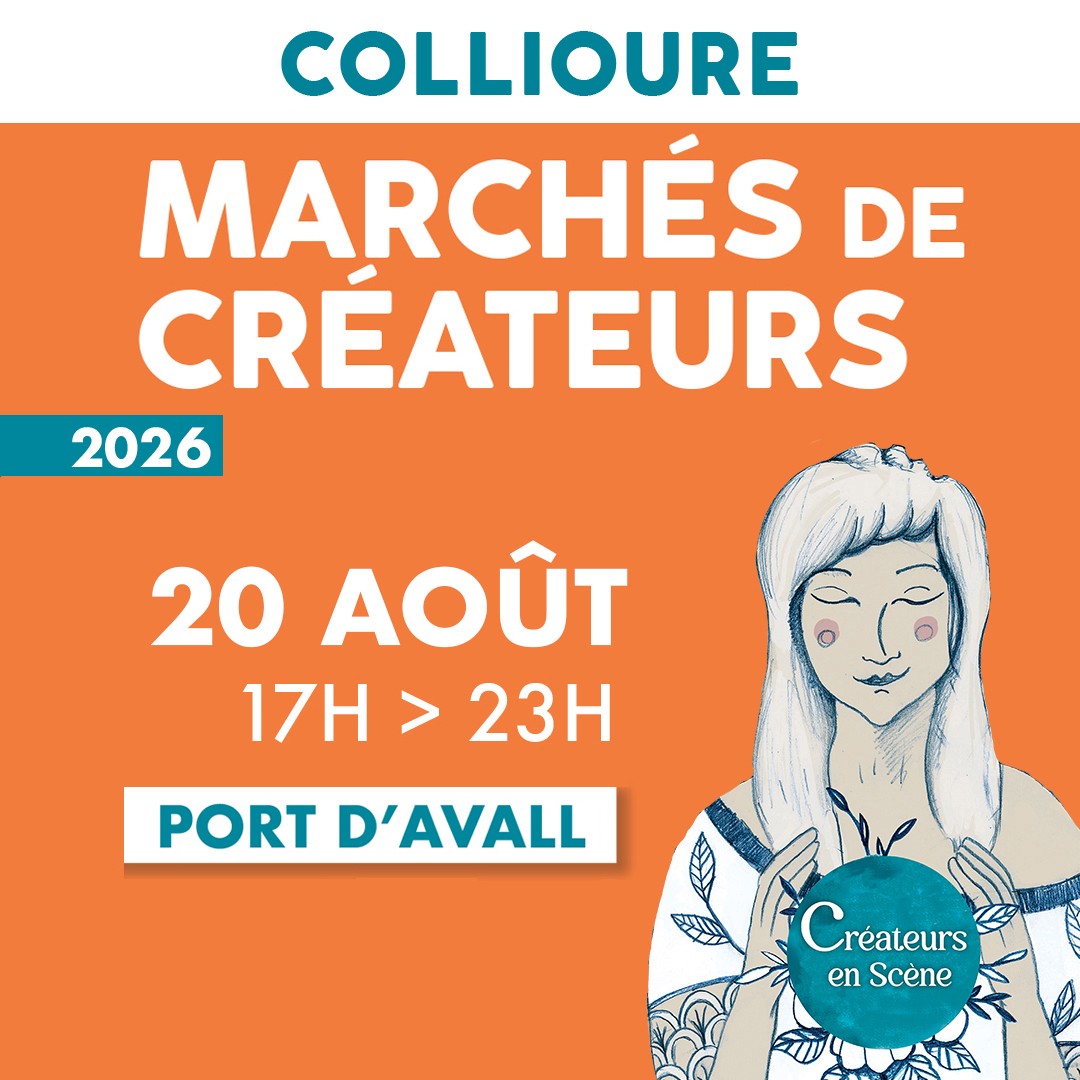 Marché nocturne de Créateurs et artisans à Collioure